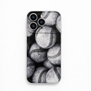Apple iPhone Phone Case Baseballs Transparent TPU Shockproof Case